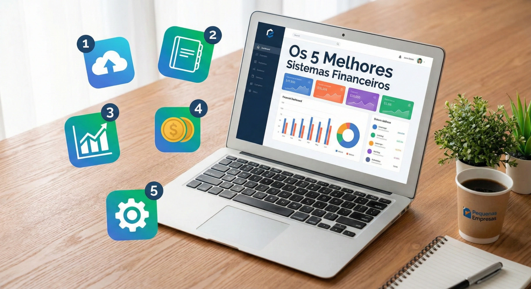 Os 5 Melhores Sistemas Financeiros para Pequenas Empresas